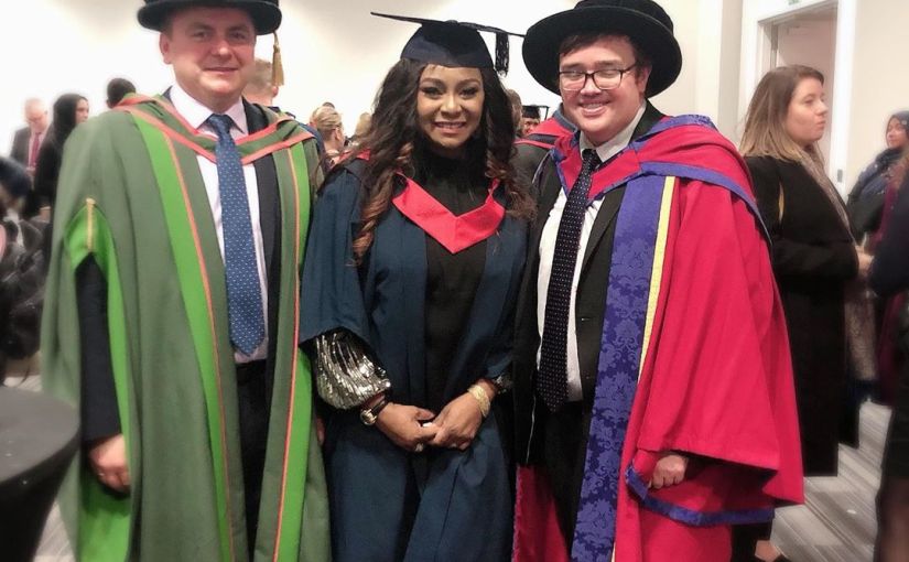 UK Based Nigerian Actress Victoria Inyama, Graduates From The University Of East London