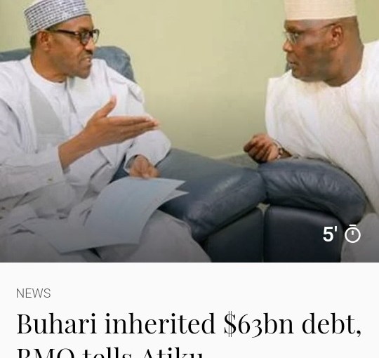 Buhari Inherited $63bn Debt, BMO Tells Atiku